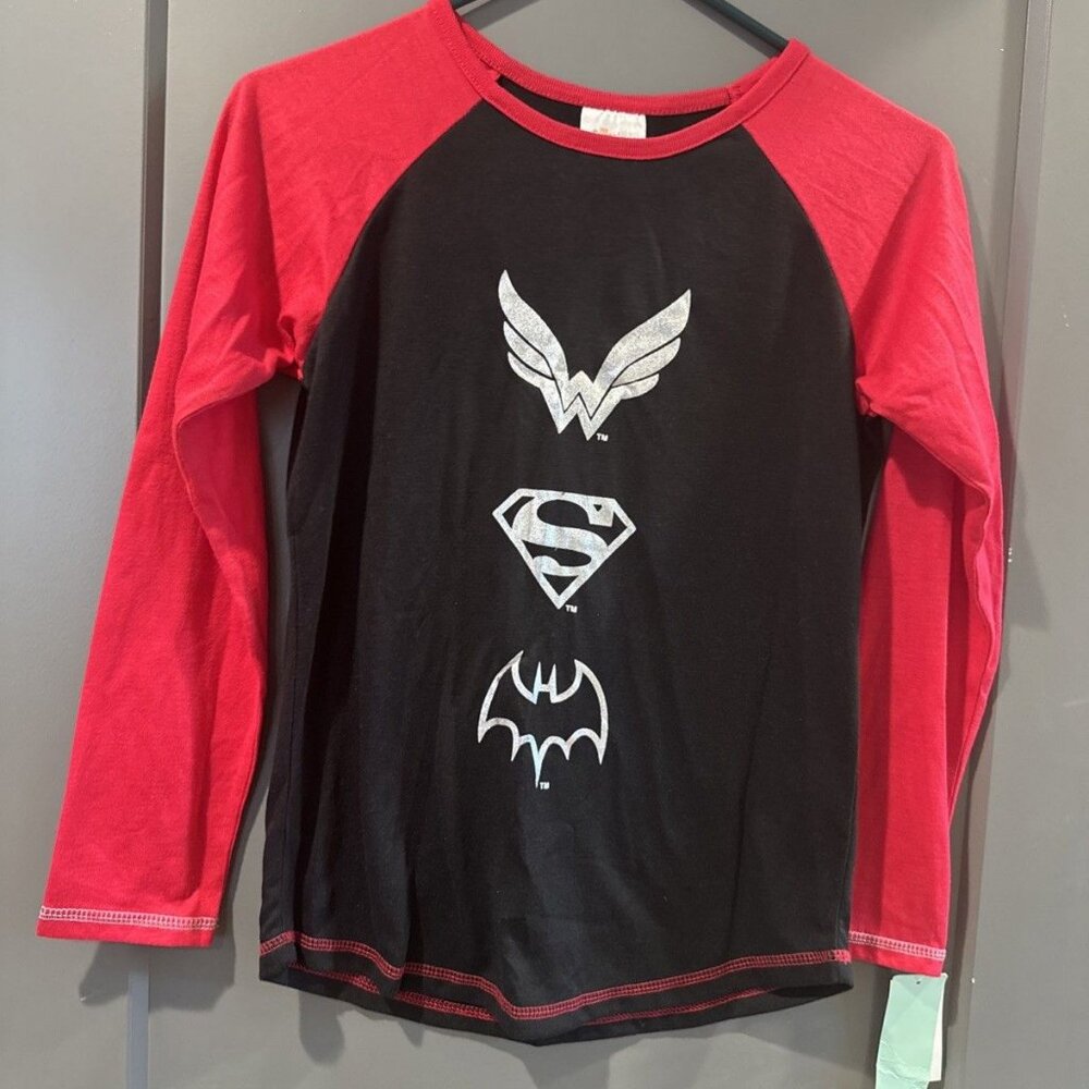 Super Hero Girls Pajama Shirt Size Large